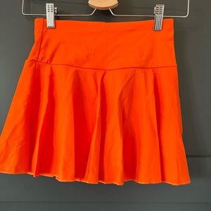 Halara Orange Skirt
